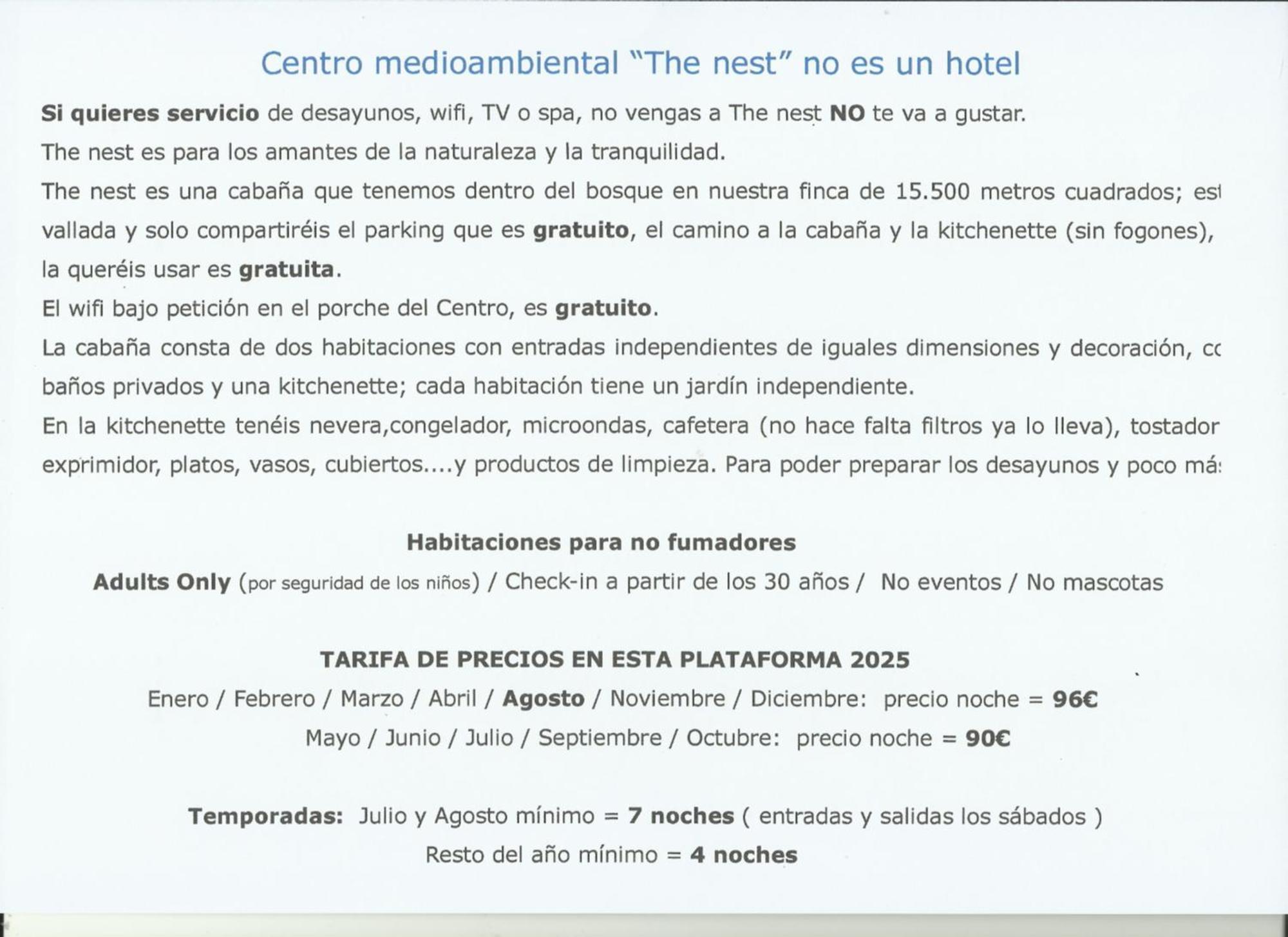 Centro Medioambiental The Nest - Adults Only Guest House El Plano Bagian luar foto